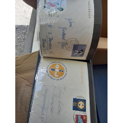 174 - Stamps : East Germany First day covers in 8 binders