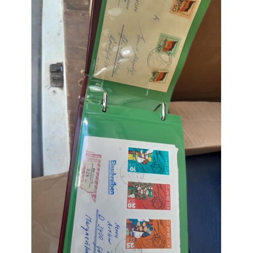 174 - Stamps : East Germany First day covers in 8 binders