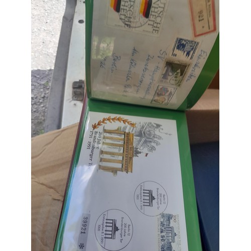 174 - Stamps : East Germany First day covers in 8 binders