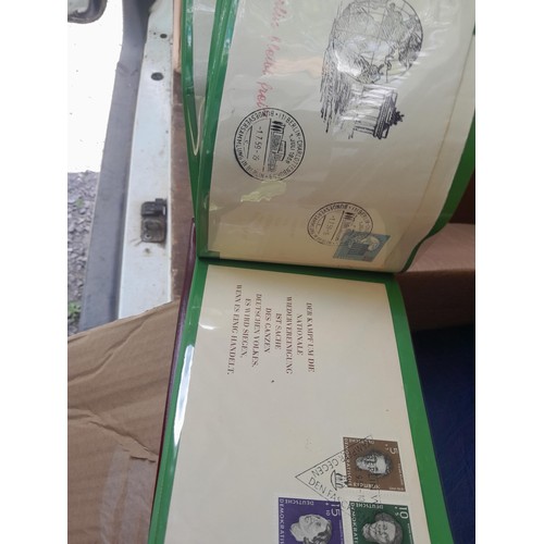 174 - Stamps : East Germany First day covers in 8 binders