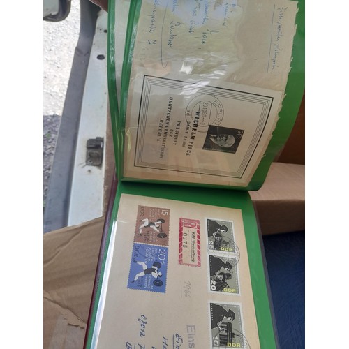 174 - Stamps : East Germany First day covers in 8 binders