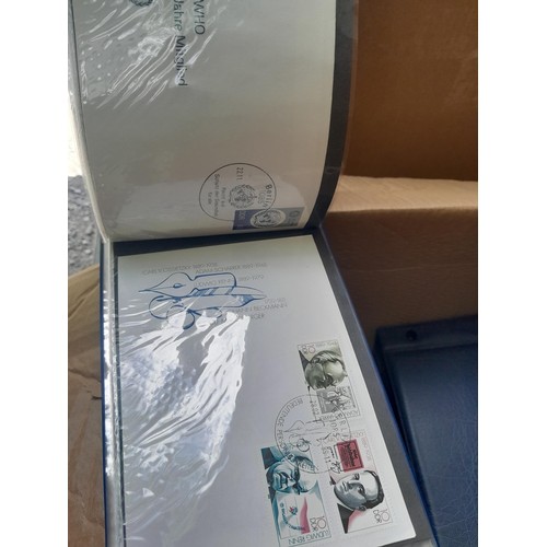 174 - Stamps : East Germany First day covers in 8 binders