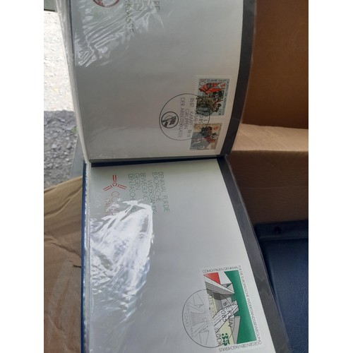 174 - Stamps : East Germany First day covers in 8 binders