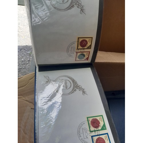 174 - Stamps : East Germany First day covers in 8 binders