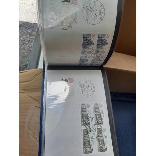 174 - Stamps : East Germany First day covers in 8 binders