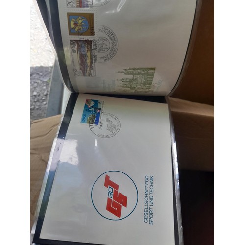 174 - Stamps : East Germany First day covers in 8 binders