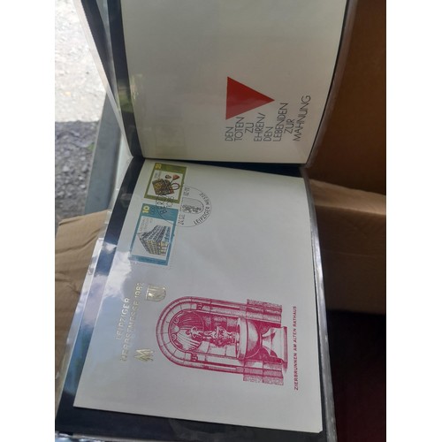 174 - Stamps : East Germany First day covers in 8 binders