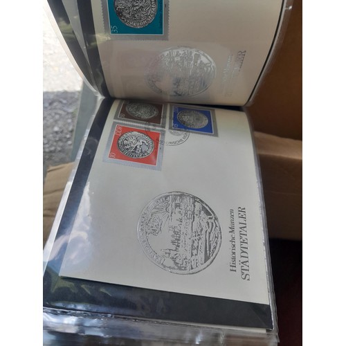 174 - Stamps : East Germany First day covers in 8 binders