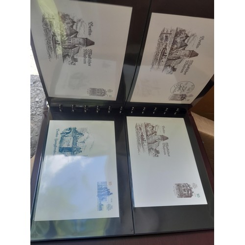 174 - Stamps : East Germany First day covers in 8 binders