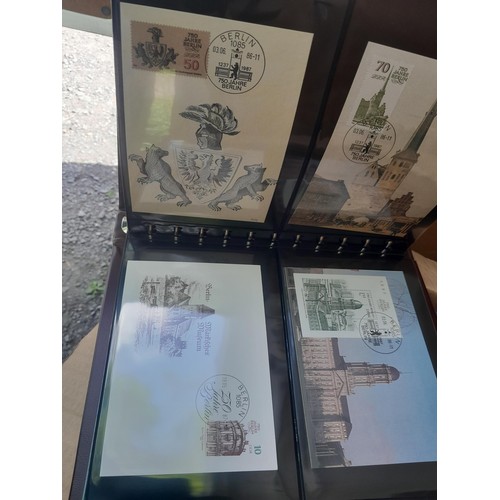 174 - Stamps : East Germany First day covers in 8 binders