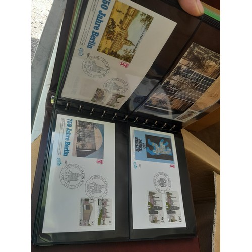 174 - Stamps : East Germany First day covers in 8 binders