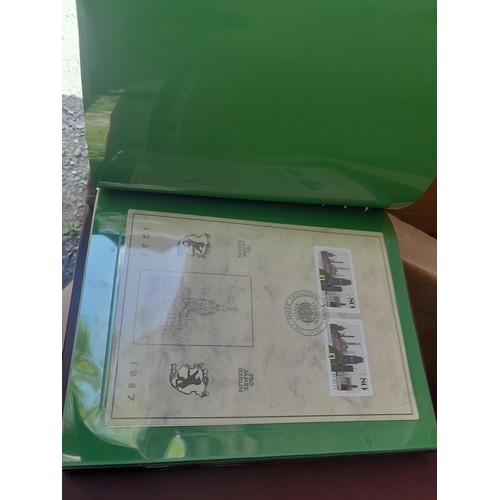 174 - Stamps : East Germany First day covers in 8 binders