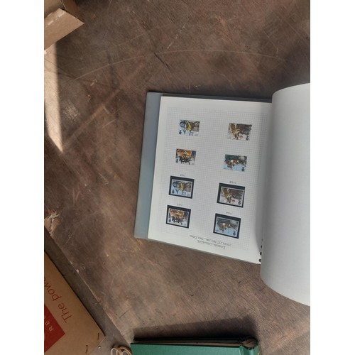 181 - Stamps : a few earlier but nearly all QEII stamps in 2 x albums & 3 x stockbooks, mainly used some m... 