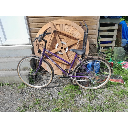 286 - 2 x push bikes : 1 x Ladies Silver Fox Sprint & Gents, in need of light restoration