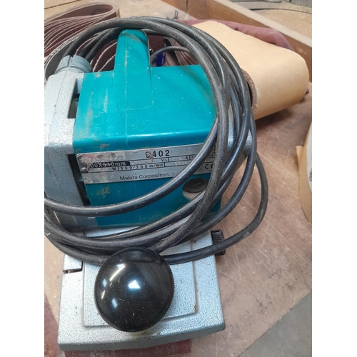 7 - Makita 9402 Belt sander with new sand paper