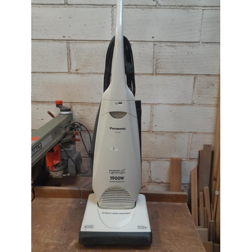 9 - Panasonic 1900 W Super Light weight upright hoover with instructions