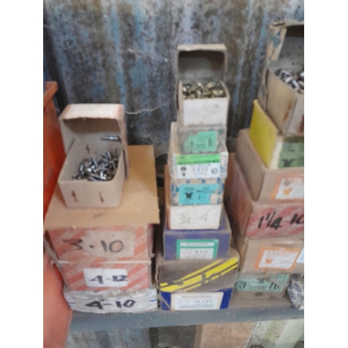 72 - New old stock screws various sizes and condition