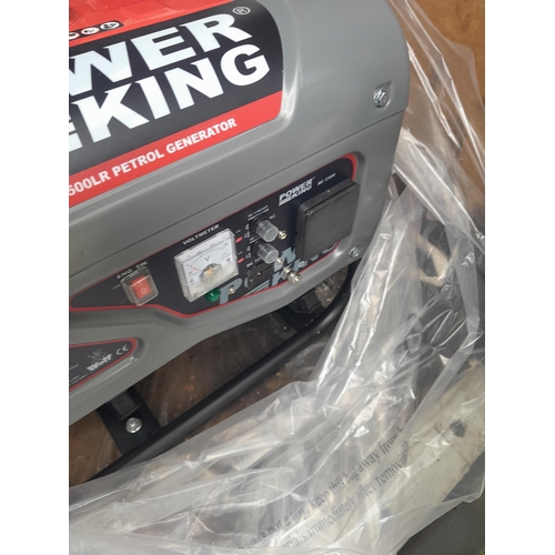 31 - New old stock Power King  petrol generator with instructions