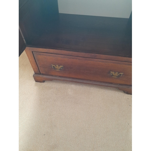 46 - 20th century antique style oak cupboard