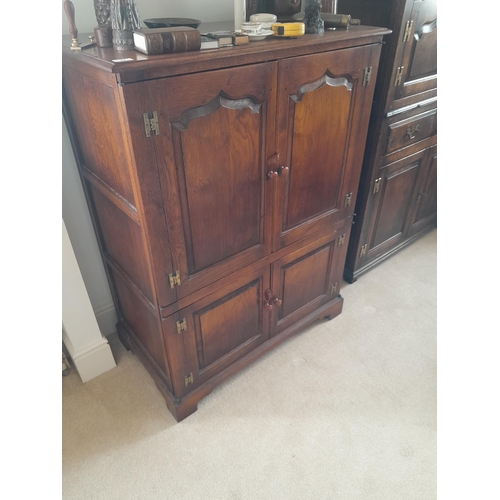 47 - 20th century antique style oak cupboard