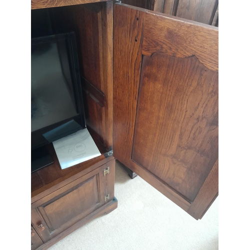 47 - 20th century antique style oak cupboard