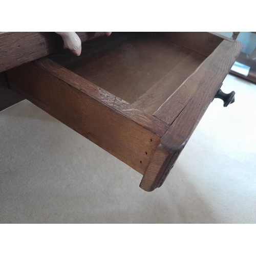 55 - 20th century antique style single drawer extending dining table