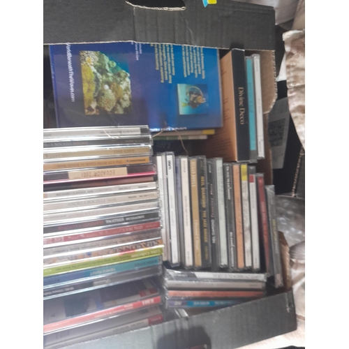 413 - Box of books and CDs