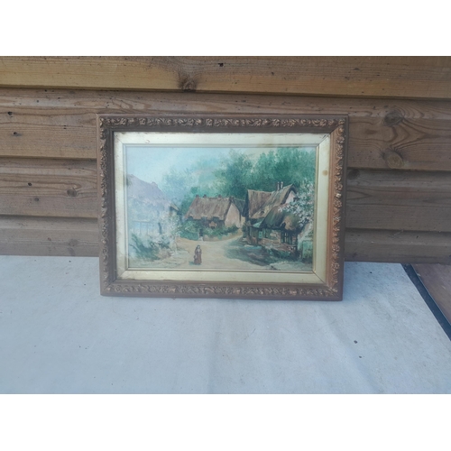 2 - Early 20th century English School Landscape unsigned oil on canvas framed and behind glass