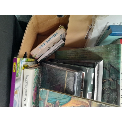 12 - 2 x boxes of books, a multithematic collection : Arthur Mee's Devon, games and puzzles