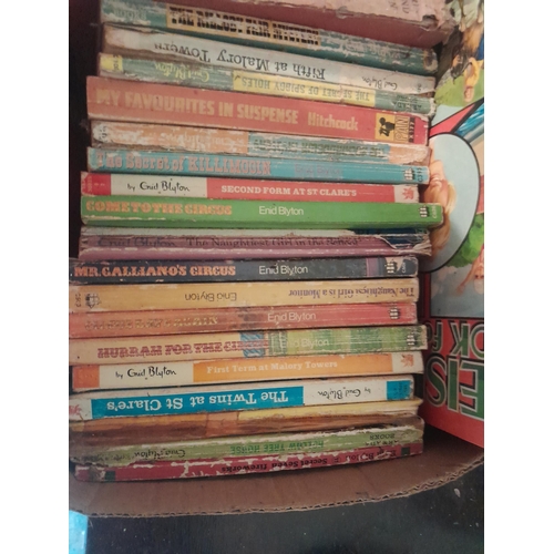 19 - Box of childrens books : Enid Blyton