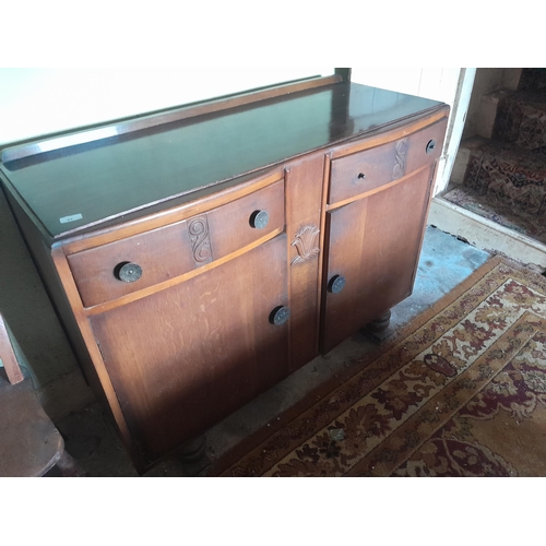 33 - Vintage oak sideboard