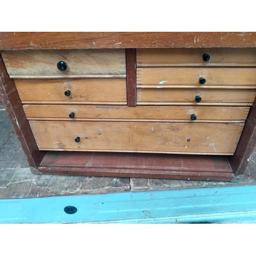 101 - Vintage Emir nest of wooden  workshop drawers