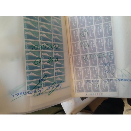 122 - Stamps : Partially filled stamps of the world collection mounted mint and used, First Day Covers, mi... 