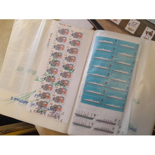 122 - Stamps : Partially filled stamps of the world collection mounted mint and used, First Day Covers, mi... 