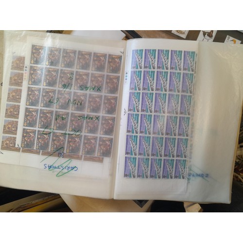 122 - Stamps : Partially filled stamps of the world collection mounted mint and used, First Day Covers, mi... 