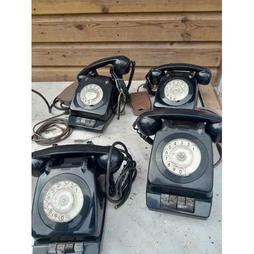 155 - Small array of plastic telephones