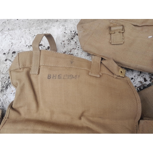 162 - War Department canvas satchels (probably ex GPO)