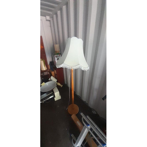 208 - 2 x modern standard lamps and one other