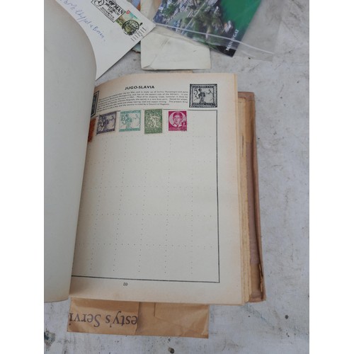 254 - Stamps : Stamps from the World used and mint in a partially filled album, earlier stamps noticed