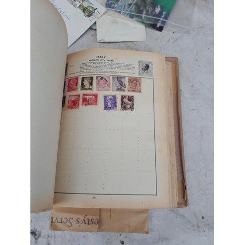 254 - Stamps : Stamps from the World used and mint in a partially filled album, earlier stamps noticed