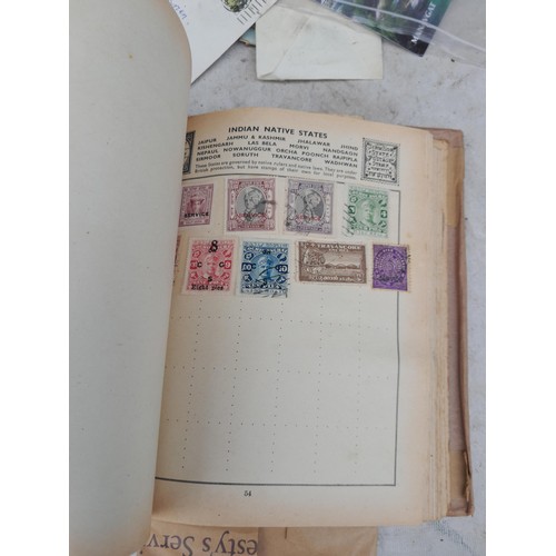 254 - Stamps : Stamps from the World used and mint in a partially filled album, earlier stamps noticed