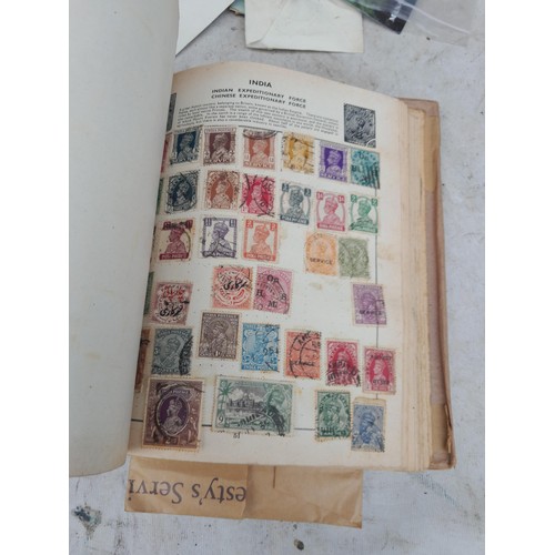 254 - Stamps : Stamps from the World used and mint in a partially filled album, earlier stamps noticed