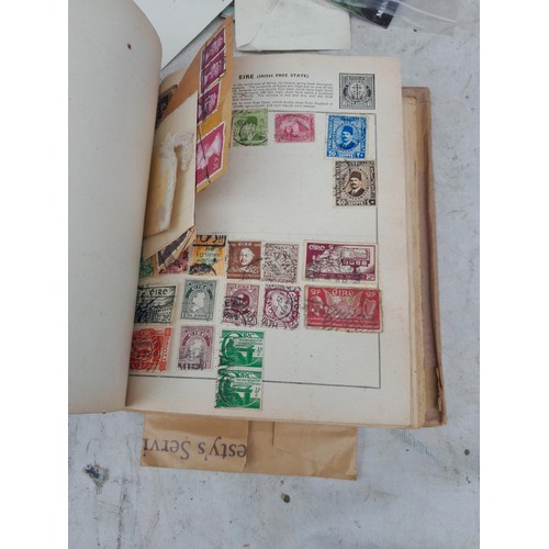 254 - Stamps : Stamps from the World used and mint in a partially filled album, earlier stamps noticed