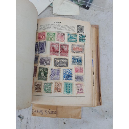 254 - Stamps : Stamps from the World used and mint in a partially filled album, earlier stamps noticed