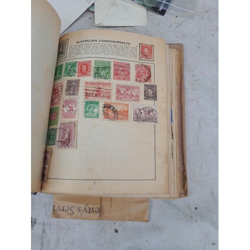 254 - Stamps : Stamps from the World used and mint in a partially filled album, earlier stamps noticed