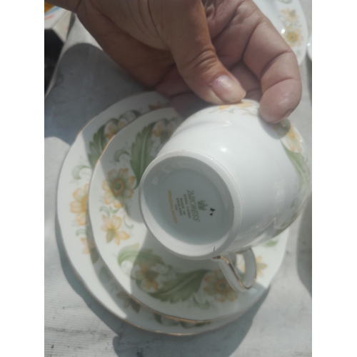 9 - Note multiple photos : large array of tea, dinner and glassware : Duchess, Paragon, blue and white e... 