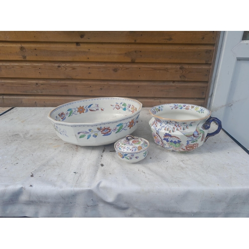 28 - Early 20th century Masons washbowl set