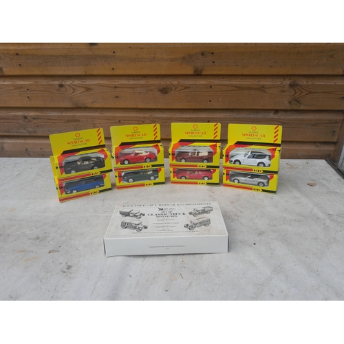 37 - Shell Series die cast toy cars boxed and Readers Digest set