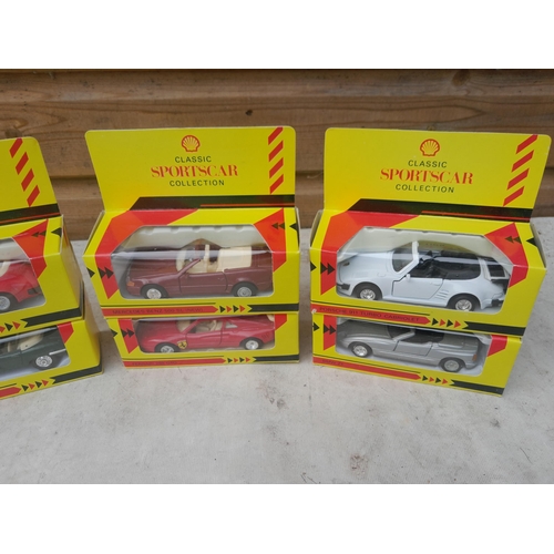 37 - Shell Series die cast toy cars boxed and Readers Digest set