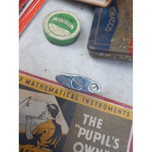 46 - Advertising tins and oddments